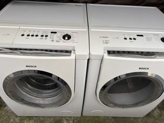 Bosch Front Loader Washer Dryer Gas Set