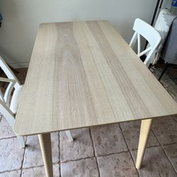 IKEA Lisabo table & Ingolf chairs