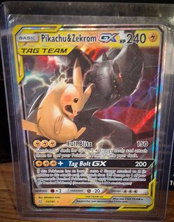 Pikachu & Zekrom GX 33/181 Team Up Pokémon Card