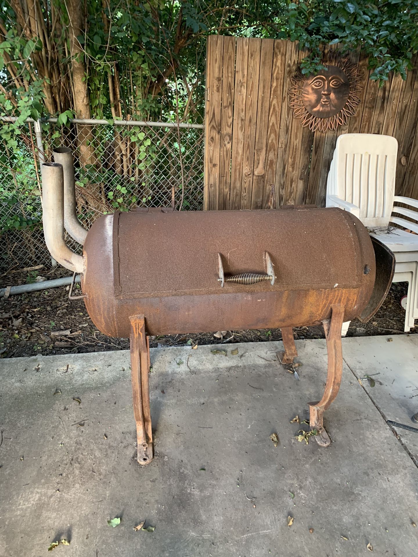 Cast Iron BBQ Pit