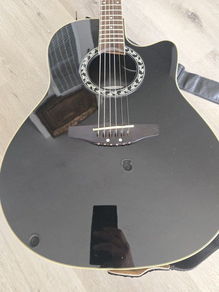 Applause by Ovation AE128 Super Shallow Acoustic Electric Guitar W