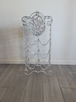 Wrought Iron Wine Rack