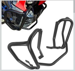 2020-25 Honda CRF300 Engine Guard Highway Crash Bars, 22mm, Fat Steel