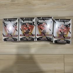 2021 Panini Prizm Draft Picks Collegiate Football Blaster Box - LOT OF FOUR