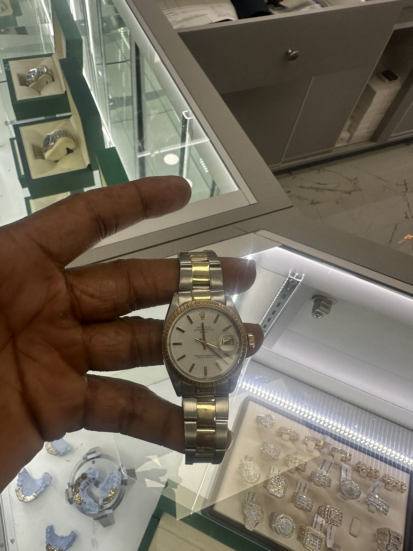 Silver And Gold Rolex 