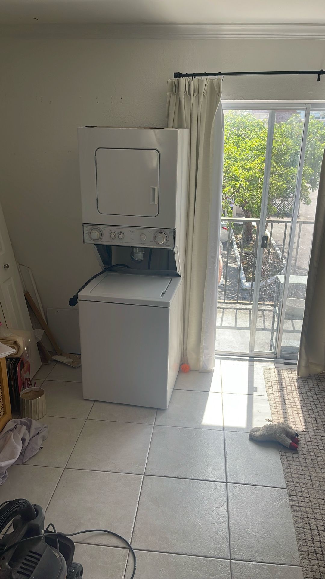 Washer & Dryer Stacker- Whirlpool Thin Twin