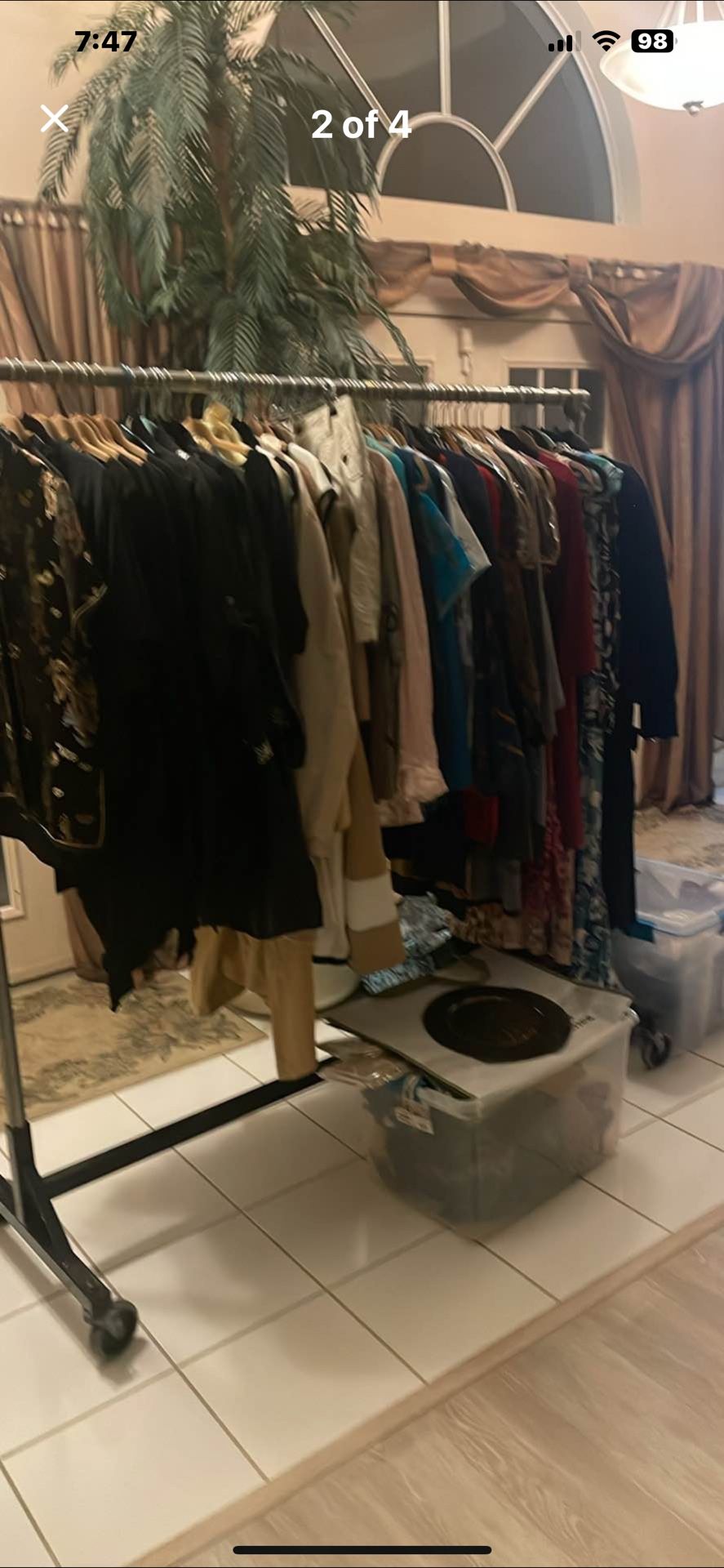 Yard sale women’s clothing shoes like new refrigerant 22, 40 pound tools, household items