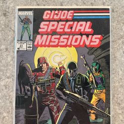 Marvel Comics G.I. Joe: Special Missions #21 Newsstand Vintage Comic Book