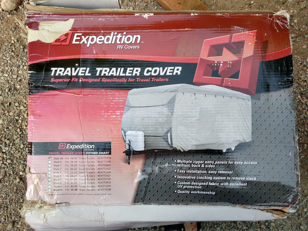 Expedition RV cover, 14' - 16' Camper Trailer Cover