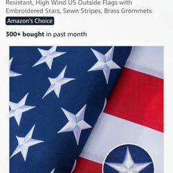 U.S.A. FLAG BUNDLE (5 TOTAL)