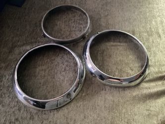 1954 or 1950 Not to sure Headlight trim $40.00