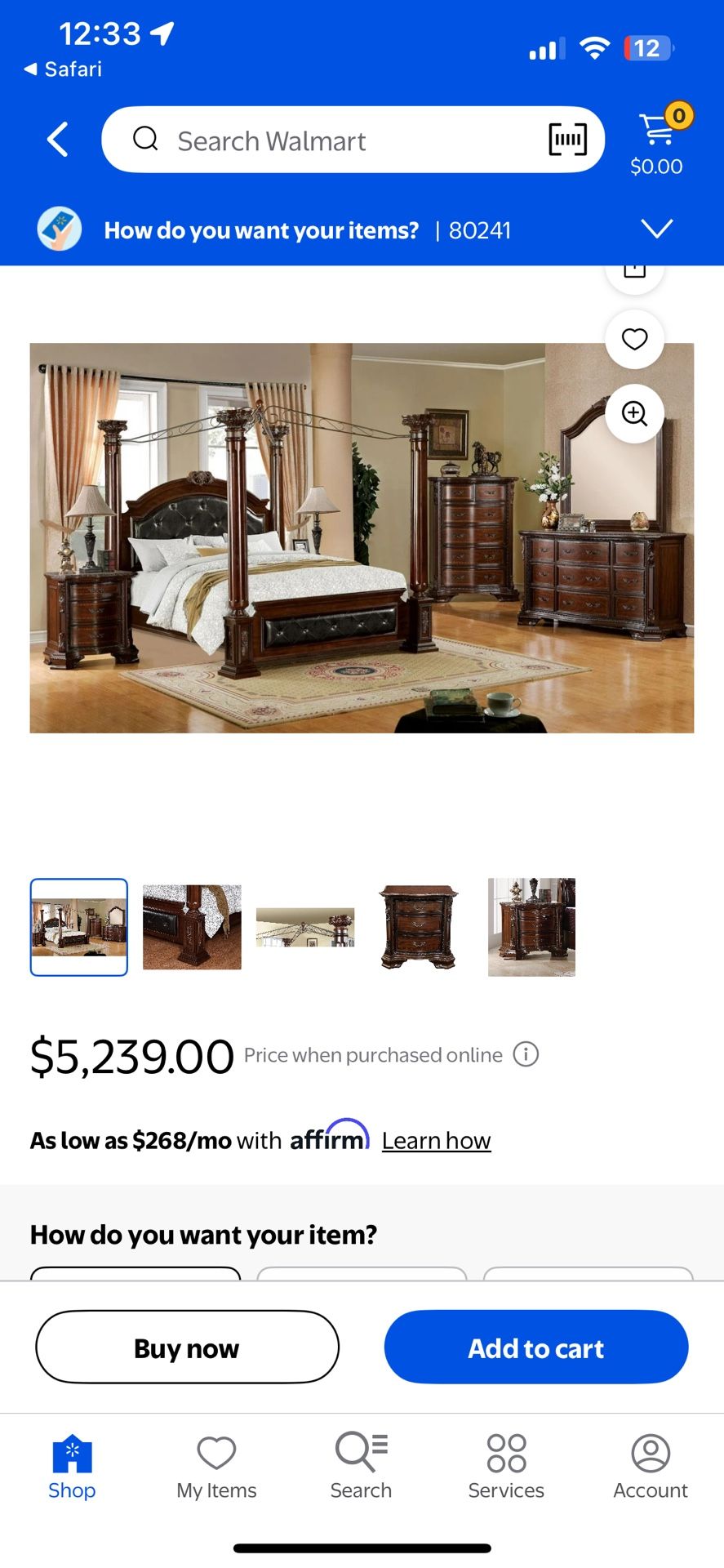 Queen Canopy Bed Frame