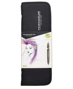 Prismacolor Premier Double-Ended Art Markers, 24-Count with Carrying Case