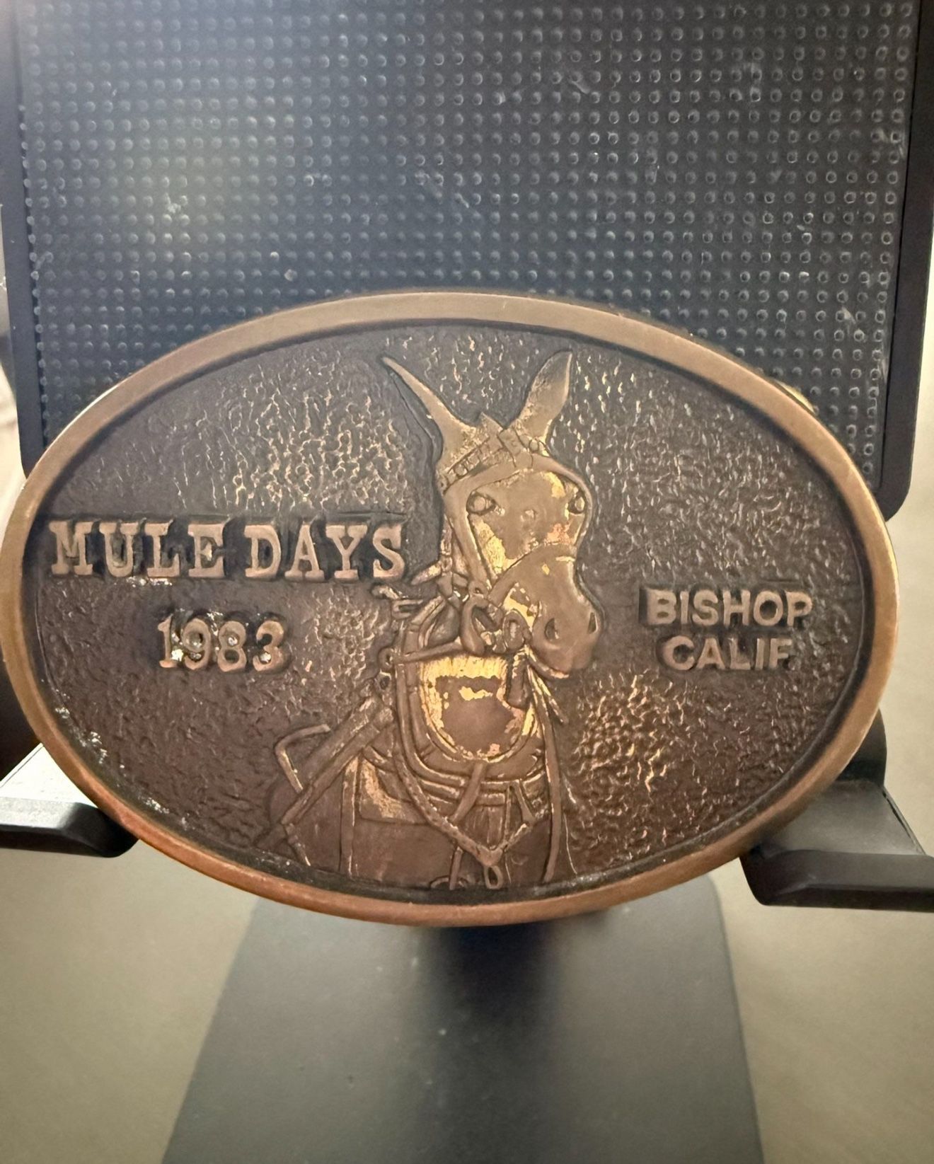 Bishop Ca Buckle Mule Days 1983 $25