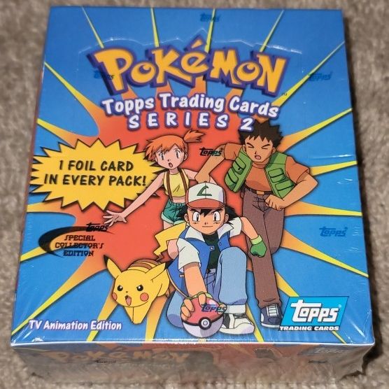 pokemon topps trading cards tv animation edition Series 2 Hobby Box for Sale in Des Plaines, IL Pokemon Topps TV Animation Edition