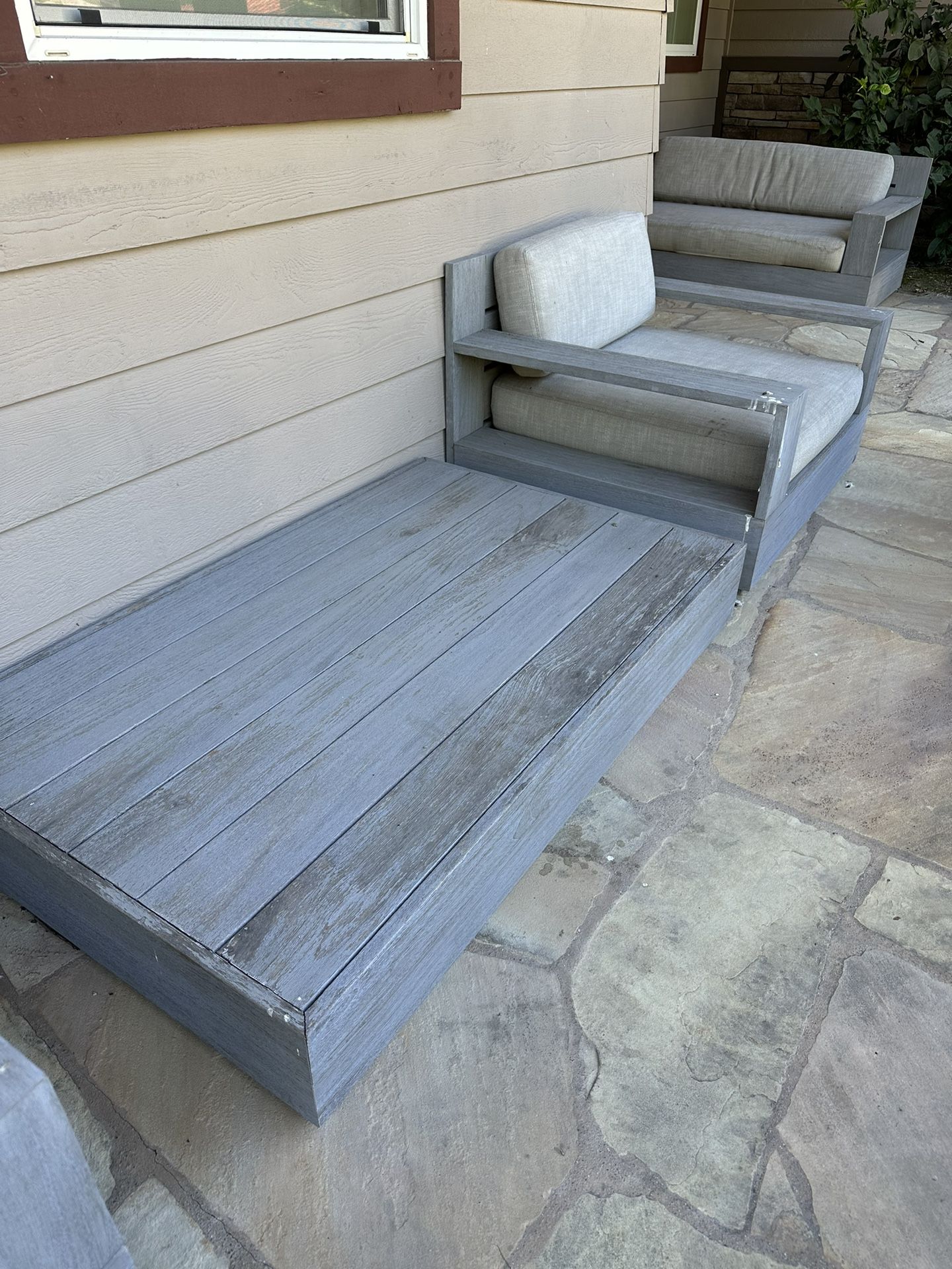 Restoration Hardware Marbella Teak Outdoor Furniture for Sale in