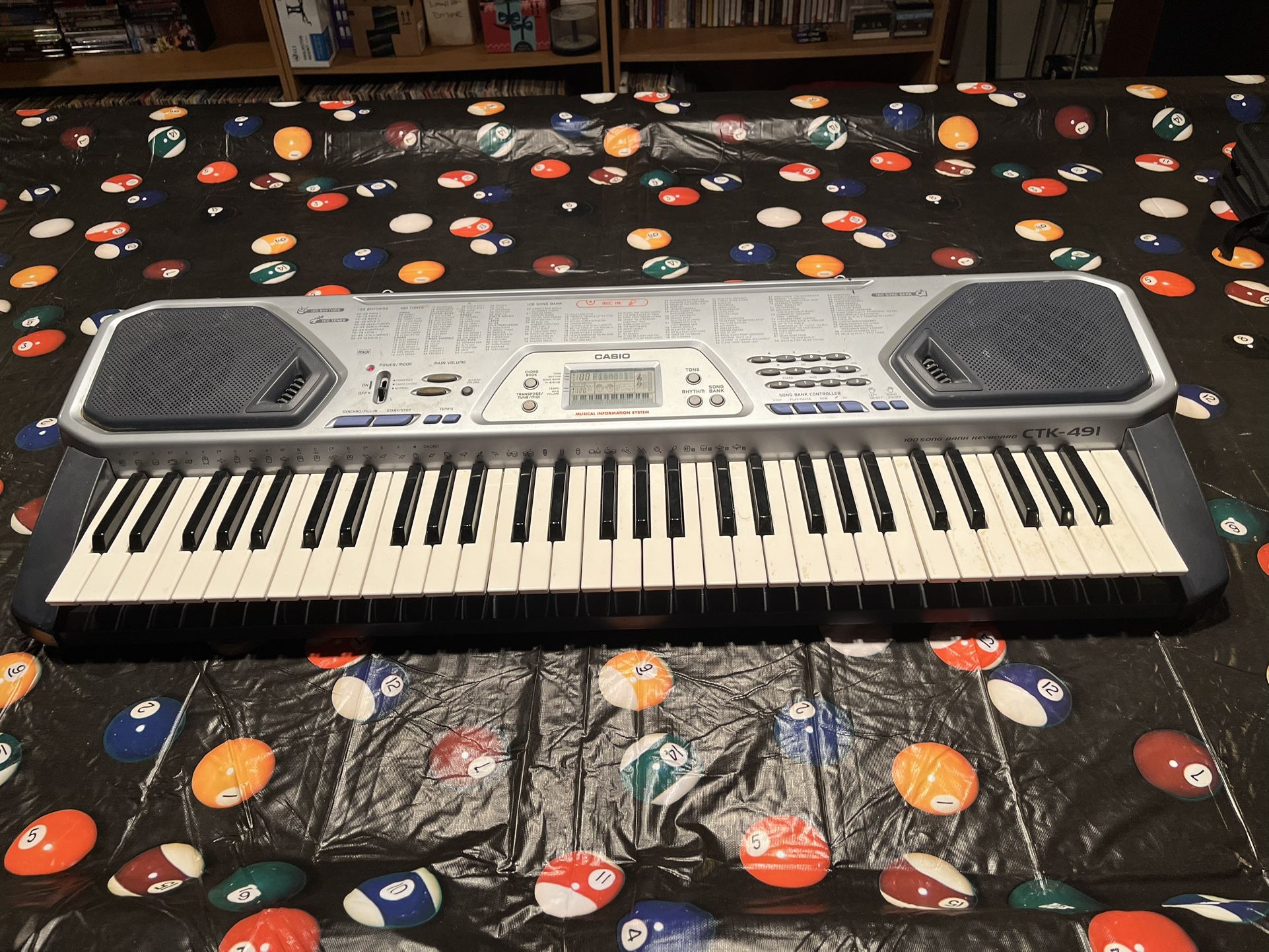 Casio CTK 491 KeyBoard & Caring Case