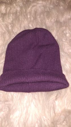Purple beanie