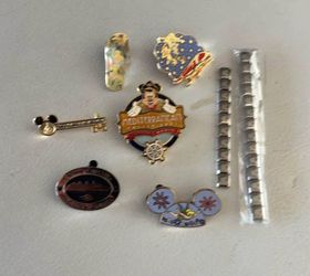 Disney limited edition pins and Mickey Mouse link Bracelet