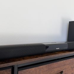 Philips Soundbar & Subwoofer with Bluetooth for TV, PC, Gaming or Music