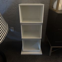 White Storage Shelves 