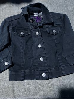 Black Guess Jean Jacket Size 3t