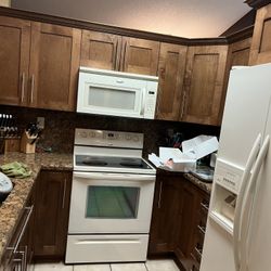 Range , Microwave , Dishwasher Whirlpool Combo
