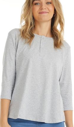 Esteez Grey Henley Top