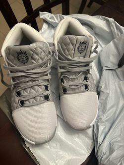 Nike LeBron Witness 8 'White Light Smoke grey’