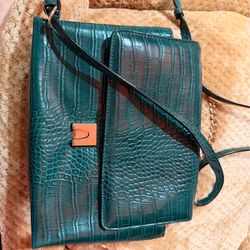 Green Leather Purse