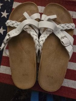 White Strappy Sandals
