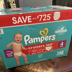 Diapers. Pampers 