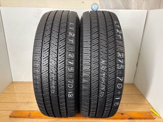 2 tires LT 275 70 18 Firestone transforce ht2 like new no repairs