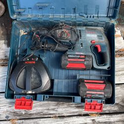 Bosch Hammered Drill 36 Volt Battery With Charger 