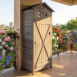 High quality Small Wood shed 2.5 ft X 1.7 ft