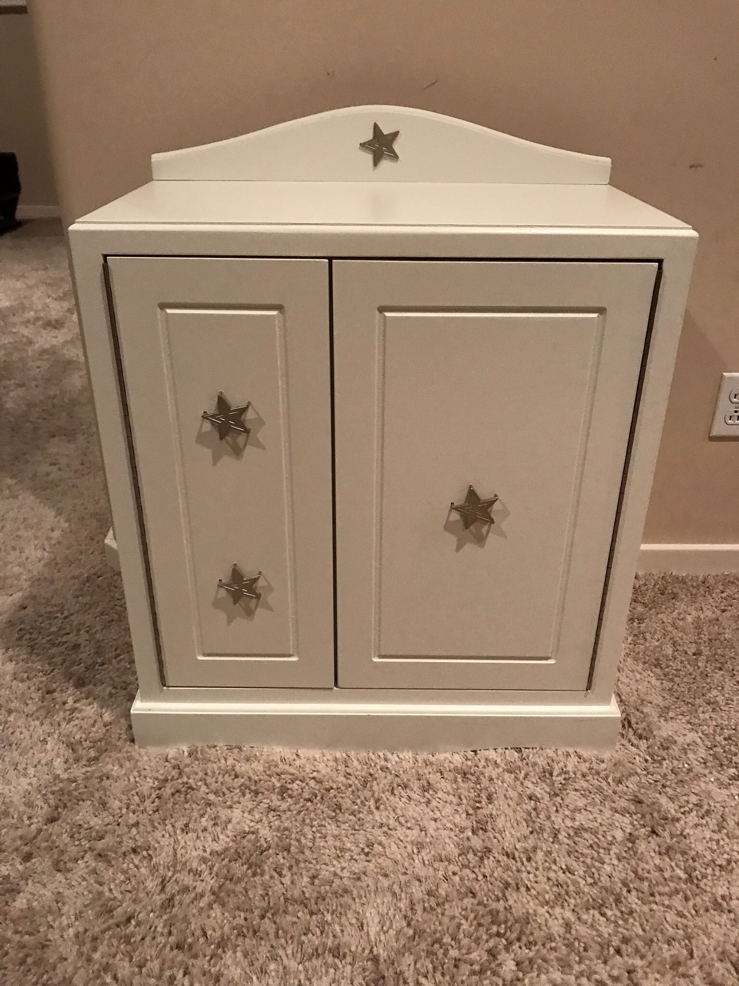 American Girl Doll Storage Cabinet Chest Armoire HTF, Retired, Item #F5118