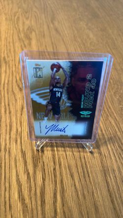 2025-26 Topps Signature Class Micah Peavy Auto White Gold RC 01/10