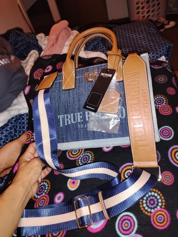 BRAND NEW TRUE RELIGION DENIM PURSE