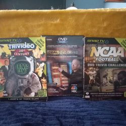 3 TV Games Dvd's 