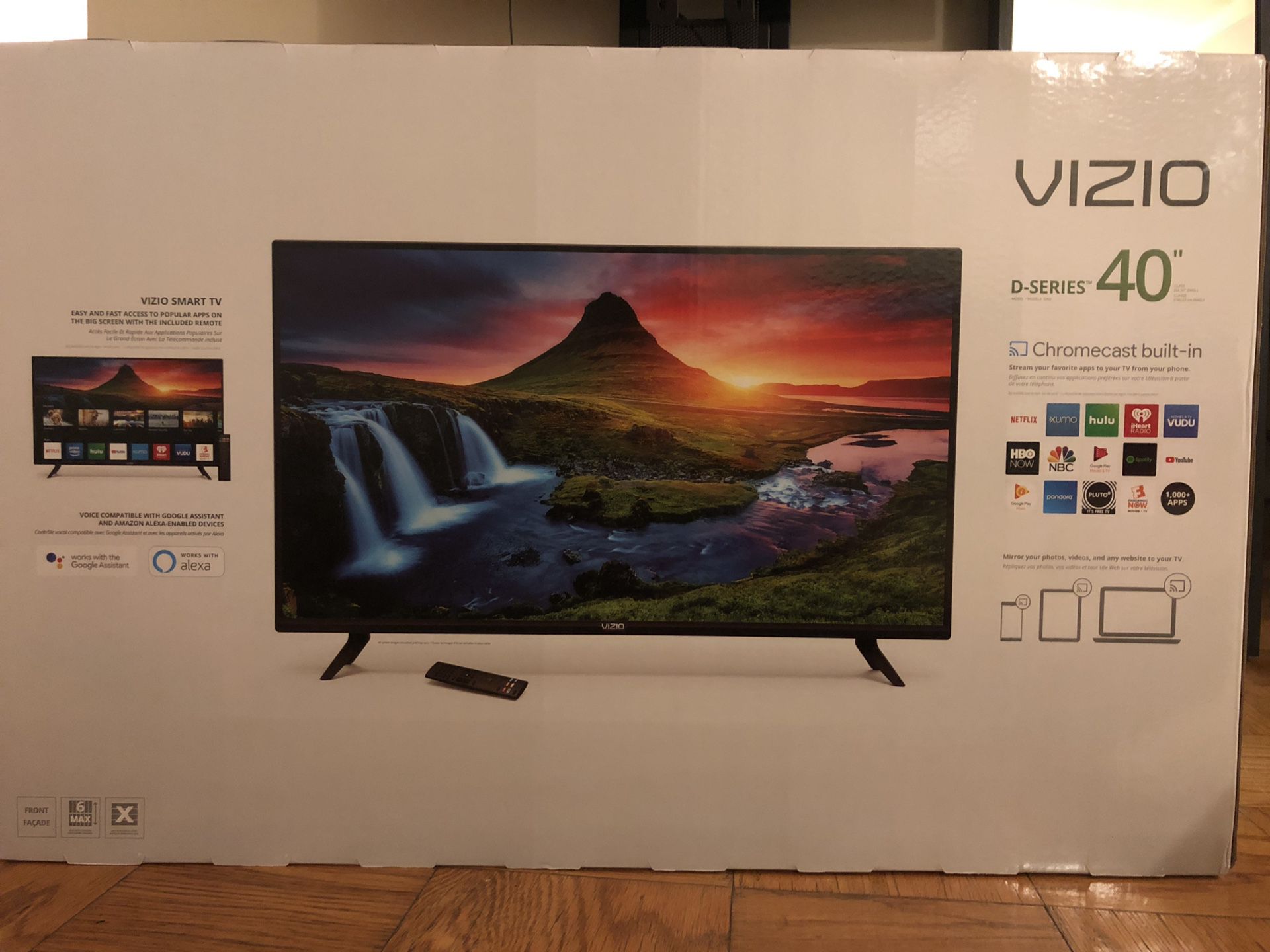 Brand New Sealed Visio D40F-G9 40 inch SMART TV