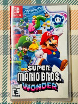Super Mario Bros Wonder - Nintendo Switch With Case Tested/Works P882