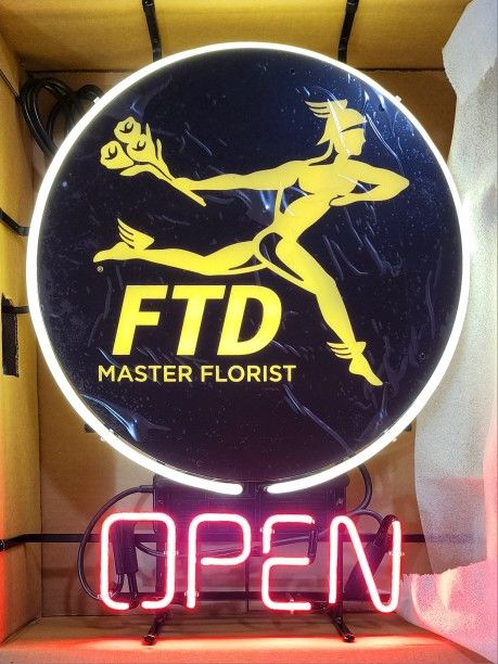 FTD Master Florist Neon Window Sign By Everbrite NEW!