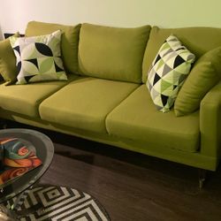 Lime Green Sofa