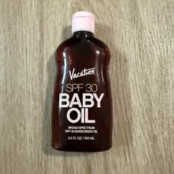NWT Vacation SPF 30 Baby Oil