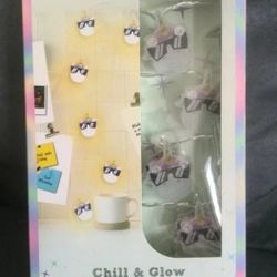 VIVITAR CHILL & GLOW UNICORN DECORATIVE LED STRING LIGHTS 20 CT ON GFT CABLE NEW