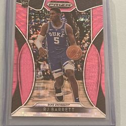 Rj Barrett Rookie 2019-20 Panini Prizm Draft Rookie Basketball Pink Pulsar #66