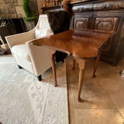 Vintage Kittinger Queen Anne Porringer Table