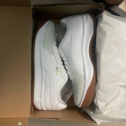 Puma GV Special Haute Mens White Leather Lifestyle Sneakers Shoes Size 11