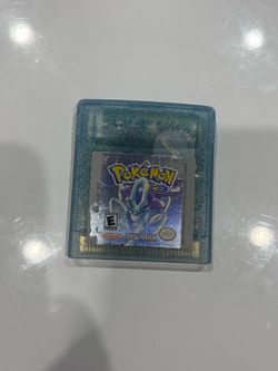 Authentic Pokemon crystal gameboy color
