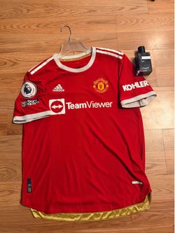 Manchester United 21/22 home jersey size large authentic